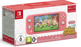 Nintendo Switch Lite - Consola Portátil Color Coral + Animal Crossing