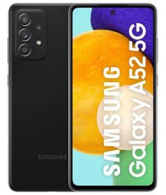 Samsung Galaxy A52 5G - Pantalla 6.5" 6-128GB Color Negro