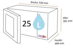 Whirlpool MCP 349/1 WH - Microondas de 25L Blanco Dual Crisp