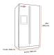 Haier HTF-520WP7 - Frigorífico americano NoFrost 190x90.8 Cm Clase F Inox