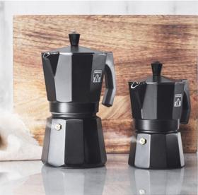 Cecotec 01612 - Cafetera Moka Cumbia Mimoka 300 Black 3 tazas