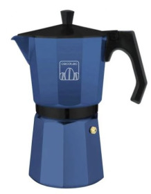 Cecotec 1607-Cafetera italiana Moka Cumbia Mimoka 1200 12 tazas Azul