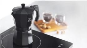 Cecotec 1615-Cafetera italiana Moka Cumbia Mimoka 1200 12 tazas Negro