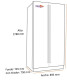 Midea Easy Touch - Frigorífico americano inox 178,8 x 89,5 x 74,5 cm