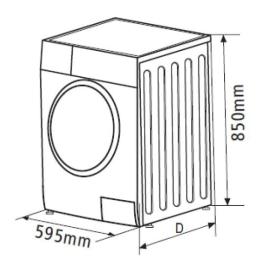 Midea MF100W60/W-ES - Lavadora 6Kg 1000 rpm Clase D 15 programas
