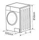 Midea MF100W60/W-ES - Lavadora 6Kg 1000 rpm Clase D 15 programas