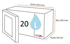 Midea MCM208MMWP - Microondas Element de 20 L 700W Con Grill Blanco