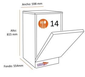 Lg DB425TXS - Lavavajillas Integrado 60 cm 14 Cubiertos Clase D Wifi