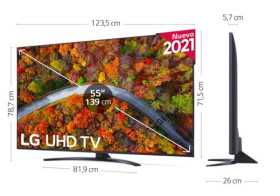 LG 55UP81006LA-SmartTV Real 4K UHD 55" con Inteligencia Artificial