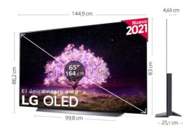 LG OLED65C14LB - Smart OLED TV 65 pulgadas 4K α9 Gen4 con AI