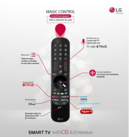 LG OLED65C14LB - Smart OLED TV 65 pulgadas 4K α9 Gen4 con AI