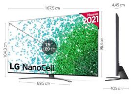 Lg 75NANO816PA - Smart TV 4K NanoCell 75" AI Quad Core