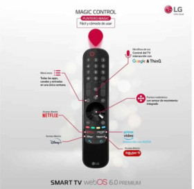 Televisor LG 75 Pulgadas Smart Tv 4kUHD Ai ThinQ Incluye Control Magic