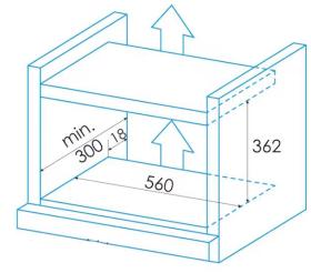 Edesa EMW-2020-IG BK - Microondas Integrado 800W 59,5 x 38,2 cm 20L Negro