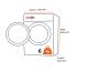 Edesa EWF-1060 WH/A - Lavadora Carga Frontal 6 Kg 1000 Rpm Clase E Blanca