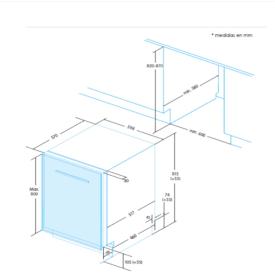 Edesa EDB-6240-I SL - Lavavajillas Integrado 60 Cm 14 Cubiertos Clase E
