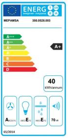 Mepamsa 3500528003 - Campana de techo 90 cm Cielo Slim Blanco A+