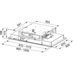 Mepamsa 3500528003 - Campana de techo 90 cm Cielo Slim Blanco A+