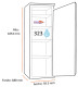 Samsung RZ32A748541ES - Congelador 1 puerta Glam Navy 185.3x59.5 NoFrost F