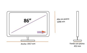 LG 86QNED916PA-SmartTV 4K 86" UHD HDR Full Array Inteligencia Artificial