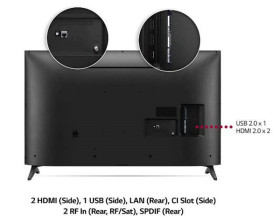 LG 55UP75006LF - Smart TV 55" 4K UHD Quad Core con AI