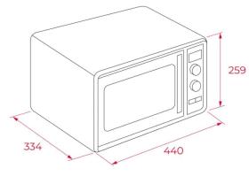 Teka MGE 201 WS - Microondas 700W 20L con Grill 1.000W Blanco