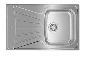 Teka 115120035 - Fregadero encastrado STARBRIGHT 45 E-XP 1C 1E izquierda