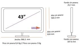 Samsung AU9005- SmarTV 43" 4K Crystal UHD AirSlim (2021)