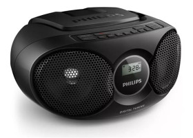 Philips AZ215B/12 - Radio CD Estéreo Portátil 2 Altavoces Color Negro