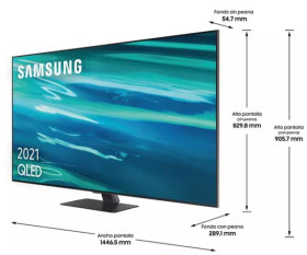 	Samsung QE65Q80AATXXC- Televisor SmartTV 65" UHD 4K con AI Clase G