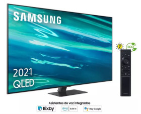 Samsung QE50Q80AATXXC- Televisor SmartTV 50" UHD 4K con AI Clase G