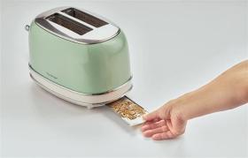 Ariete 155/14 - Tostador 2 Ranuras 810W Estilo Vintage Color Verde