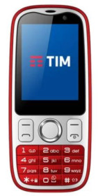 TIM - Teléfono móvil Easy 4G Memoria interna de 2GB 2.4" Rojo