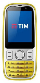 TIM - Teléfono móvil Easy 4G Memoria interna de 2GB 2.4" Amarillo