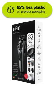 Braun BT 7220 - Recortadora de barba con dial de precisión 4 accesorios