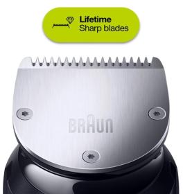 Braun BT 7220 - Recortadora de barba con dial de precisión 4 accesorios
