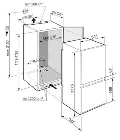 Liebherr ICSe 5103 Pure - Frigorífico Combi Integrado 177.2x56cm Clase E