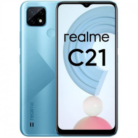 Realme C21 - Smartphone de 3+32Gb Color Azul Cámara triple 5000mAh