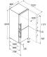 Liebherr 12010134 - Frigorífico Combinado CBMies 4878 Premium BioFresh 201x60 Cm