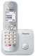 Panasonic KX-TG6851SPS - Teléfono inalámbrico en color plata con base