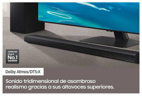 Samsung HW-Q800A/ZF - Barra de sonido Space Fit Sound Dolby Atmos DTS:X