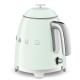 Smeg KLF05PGEU - Mini hervidor verde estilo años 50 0.8 Litros