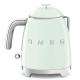 Smeg KLF05PGEU - Mini hervidor verde estilo años 50 0.8 Litros