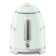 Smeg KLF05PGEU - Mini hervidor verde estilo años 50 0.8 Litros