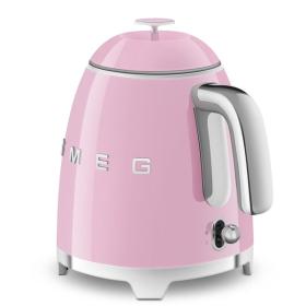 Smeg KLF05PKEU - Mini hervidor rosa estilo años 50 0.8 Litros