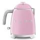 Smeg KLF05PKEU - Mini hervidor rosa estilo años 50 0.8 Litros