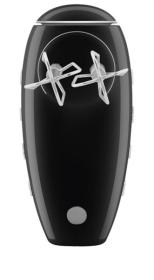 Smeg HMF01BLEU - Amasadora de varillas 50 style negro 9 velocidades