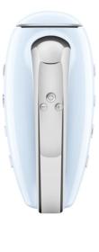 Smeg HMF01PBEU - Amasadora de varillas 50 style azul 9 velocidades