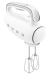 Smeg HMF01WHEU - Amasadora de varillas 50 style blanco 9 velocidades
