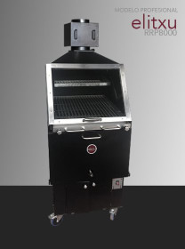 Elitxu RRP 8000 N - Parrilla profesional color negro 170 x 74 x 85,3 cm